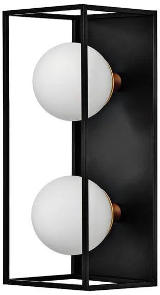 LEDVANCE DECOR Square 2XG9 IP44 350mm nero