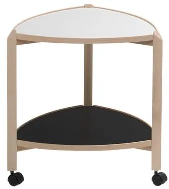 Thomsen Furniture Visit carrello - faggio/melamina - faggio naturale - 55x50x50 cm