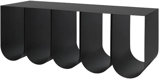 Kristina Dam Studio Curved Panchina Nera