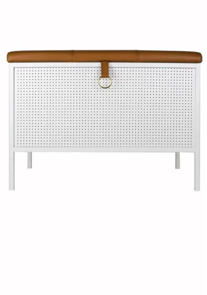 Maze Frank Panchina Contenitore Bianco/Marrone