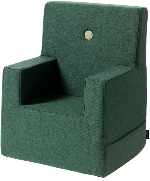 Sedia per bambini XL - verde/verde chiaro con bottone