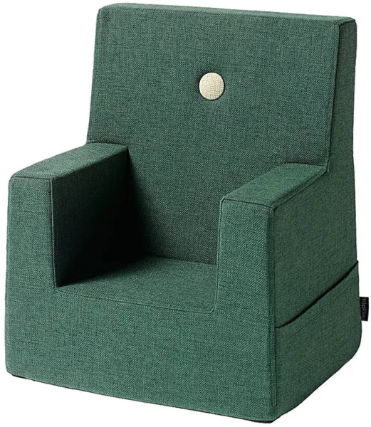Sedia per bambini - verde/verde chiaro con bottone