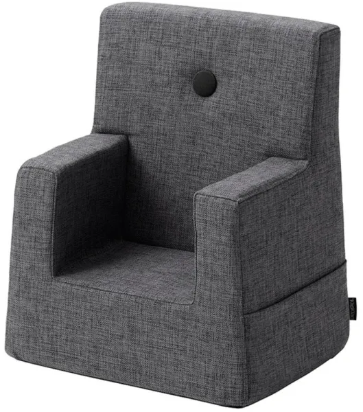 Sedia per bambini - grigio scuro/grigio nero con bottone