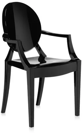Kartell Lou Lou Ghost sedia da pranzo - Bambino - Nero