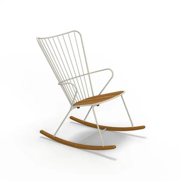 HOUE - PAON sedia a dondolo - White Taupe