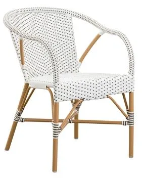 Sika-Design Madeleine Exterior Sedia da caffè Bianco/Mandorla