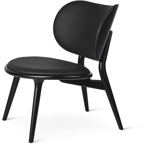 Mater The Lounge Chair Poltrona Nera in Faggio