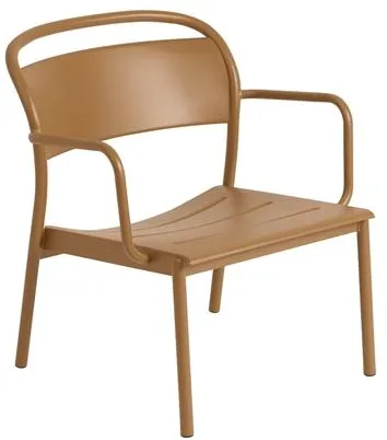 Poltrona Muuto Linear Steel Arancione Bruciato