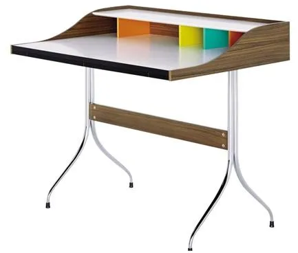 Vitra Home Scrivania Noce/Cromo