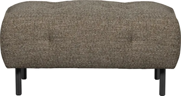 Lloyd, Pouf, marrone scuro, H45x90x90 cm