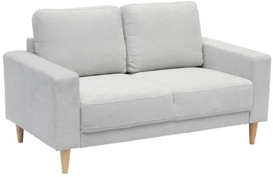 Homeville Cambridge 2 posti tessuto grigio chiaro 143x80x82cm