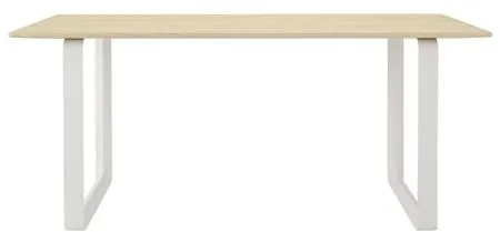 Muuto 70/70 Tavolo da pranzo 170x85 impiallacciatura di rovere/Bianco