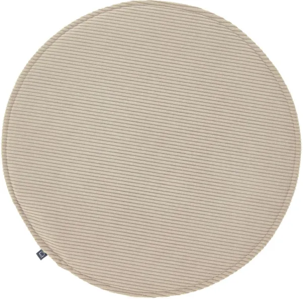 Sora, Cuscino per sedia da pranzo, beige, H2,5x35x35 cm