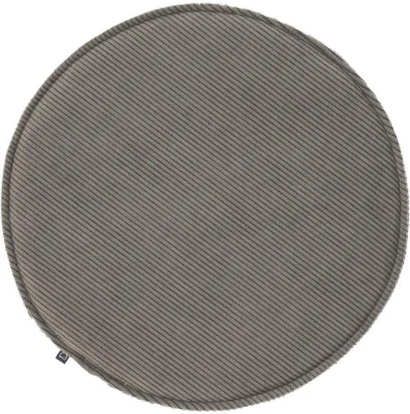 Sora, cuscino per sedia da pranzo, grigio, H2,5x35x35 cm