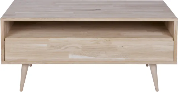 WOOOD Tygo mobile TV, con 1 vano e 1 cassetto - rovere naturale (100x44)