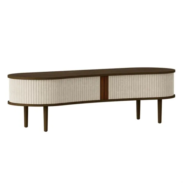 Umage Audacious panca TV - Rovere scuro - White sands