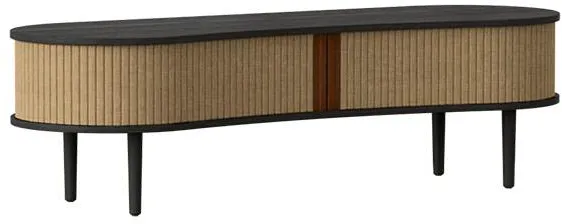 Panca TV Umage Audacious - rovere nero - Sugar brown