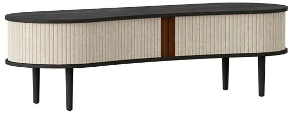 Panca TV Umage Audacious - rovere nero - White sands